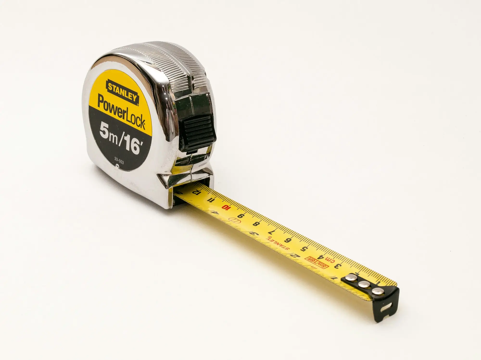 Tape measure for planning a fit-out